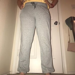 Grey sweatpants